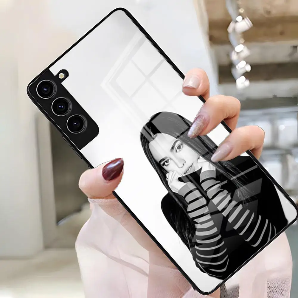 Фото Чехол для телефона S-Sofia Carson для Samsung S26 S25 Plus S20 S20 Plus S22 Ultra S23 FE S21 Plus S21 Ultra, стеклянный чехол №2