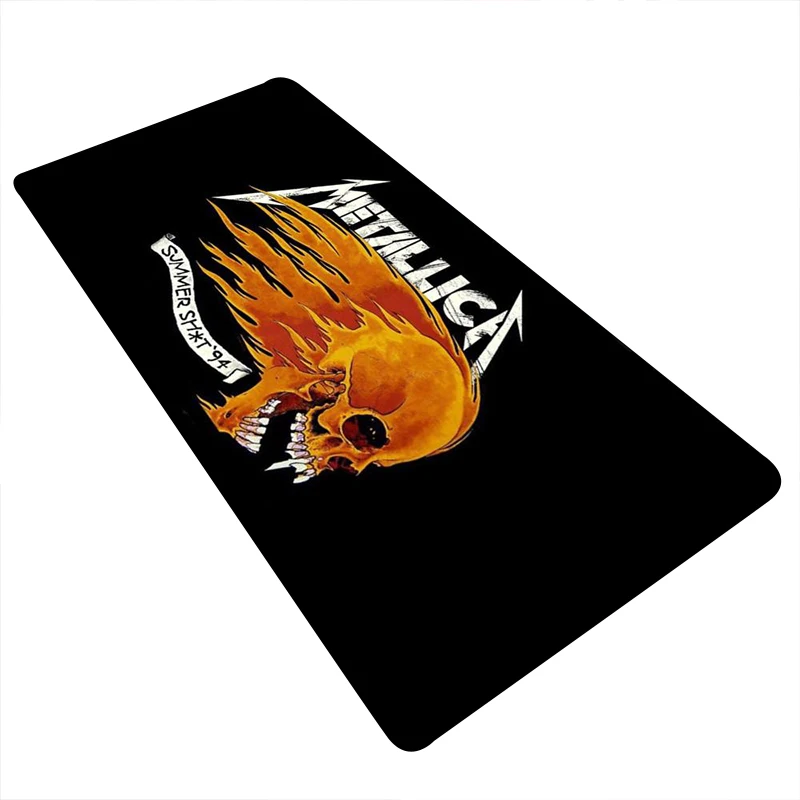 Фото M-metallicas большой коврик для мыши, игровые аксессуары для ПК, настольный расширенный настольный коврик XL, офисный резиновый ковер для ноутбука, мягкий коврик для мыши №2