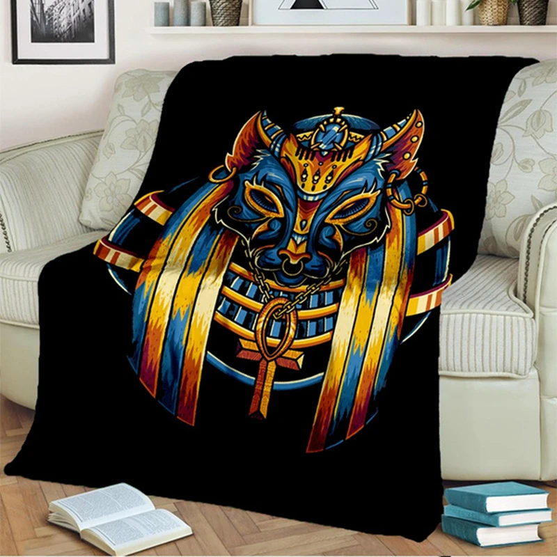 

Ancient Egypt Symbol of Flannel Blanket Sofa Bed Warm Throw Blanket Travel Office Blanket Novelty Birthday Gift for Teens Adults