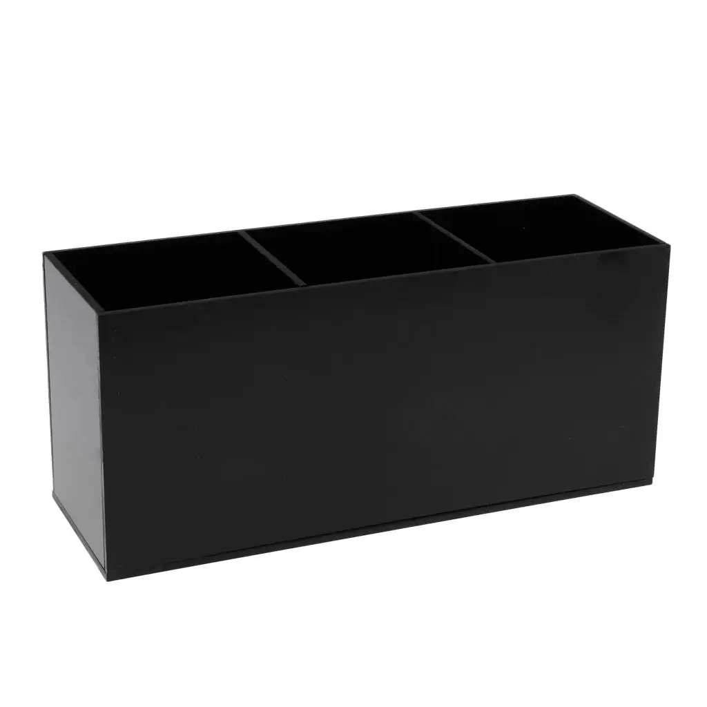 

Black Acrylic Holder Box Salon s Combs Display Organizer Case