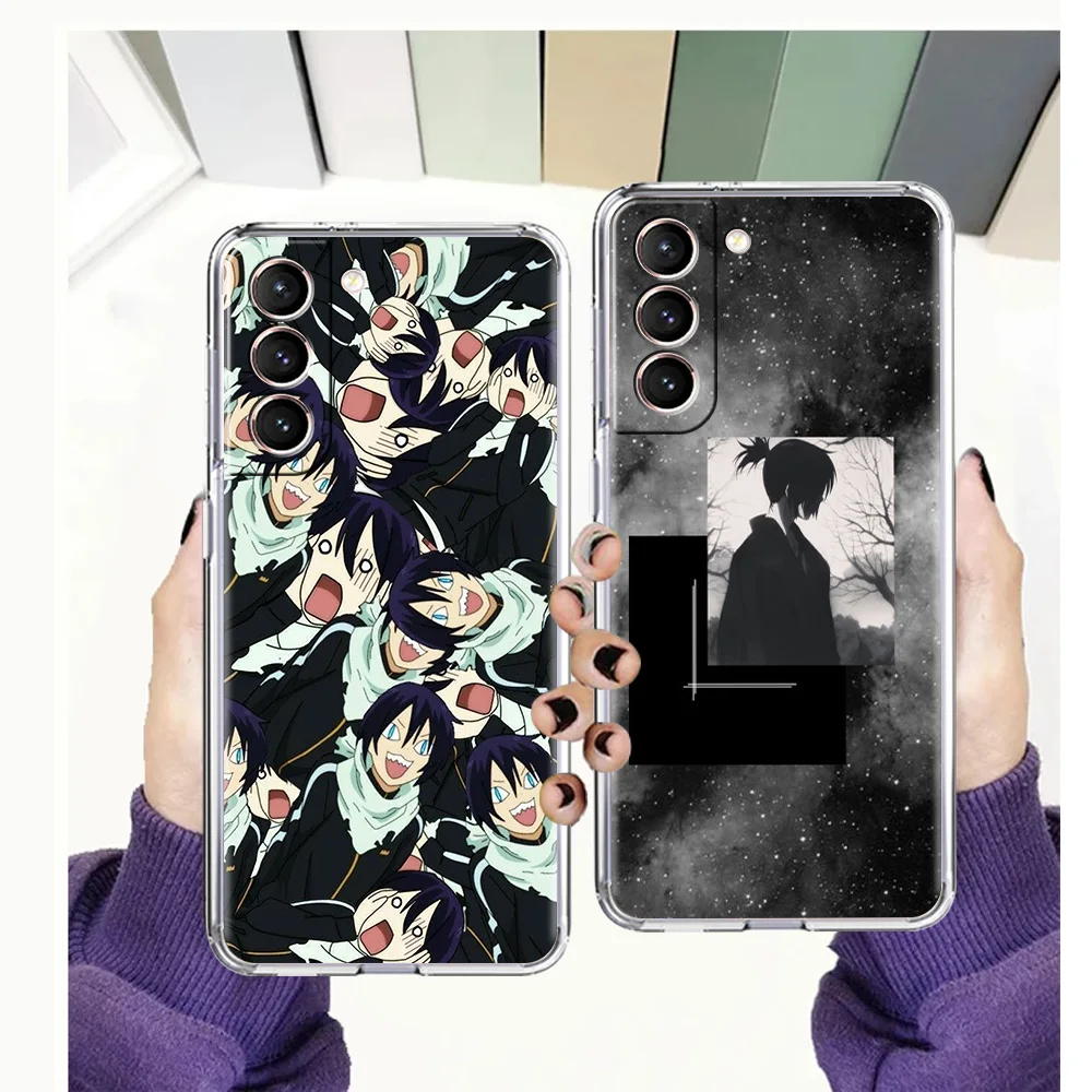 

Japanese Yato Noragami Transparent Cover for Samsung Galaxy S20 S21 FE Note 20 10 Ultra S10 S10E M21 M22 M31 M32 Lite Plus Case