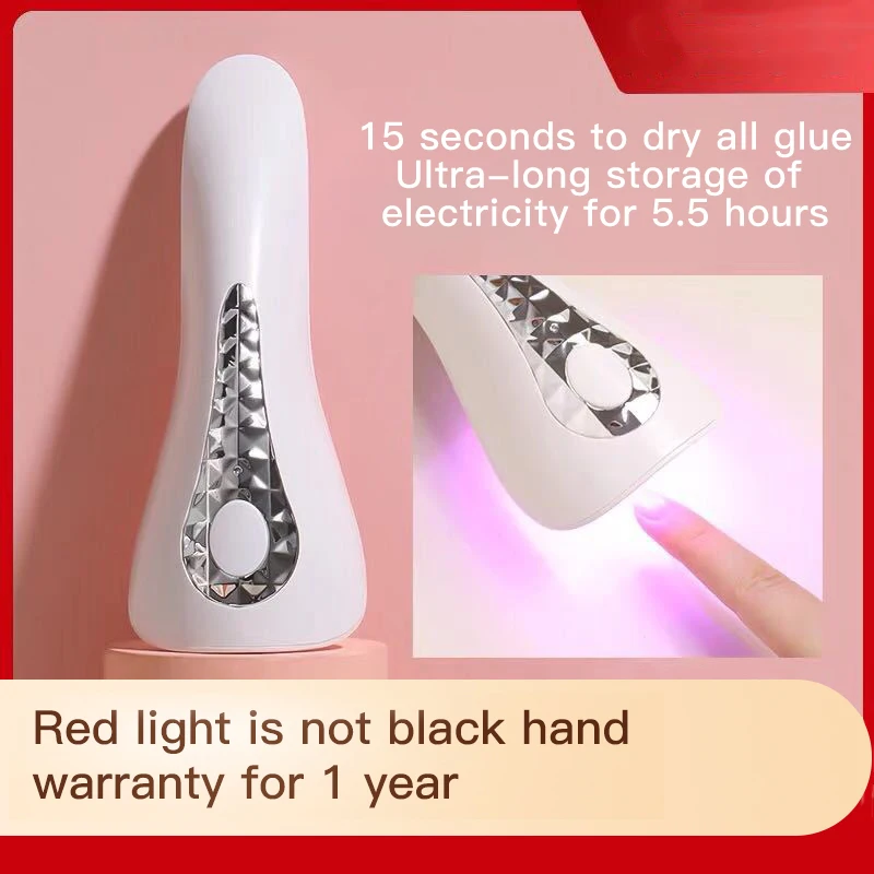 

18W Nail Art Lamp UV LED Nail Dryers USB Charging Portable Handheld Mini Phototherapy Lamp Quick-drying Manicure Nail Equipment
