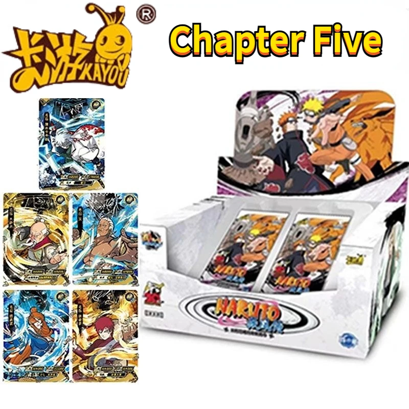 

Anime KAYOU Naruto Card Chapter 5 Bulletin Se Card Uzumaki Naruto BP Card Whole Box Peripheral Collection Toy Game Gift