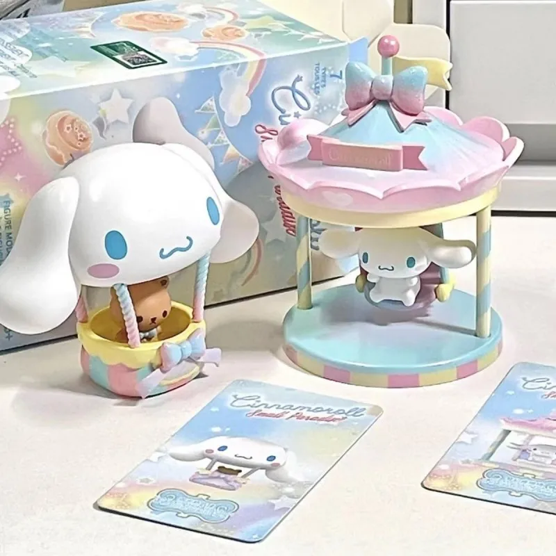 Новинка Sanrio мультфильм Cinnamoroll маленький рай серия фигурки кавайная Аниме