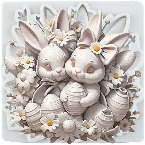 Формы для кекса Му Jiang, кролик, силикон