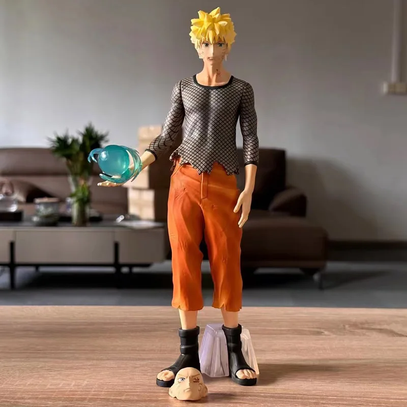 

26cm GK Naruto Spiral Pills Uzumaki Naruto Anime Figure PVC Action Figurine End Valley Kids Toys Gift Collectible Model Ornament