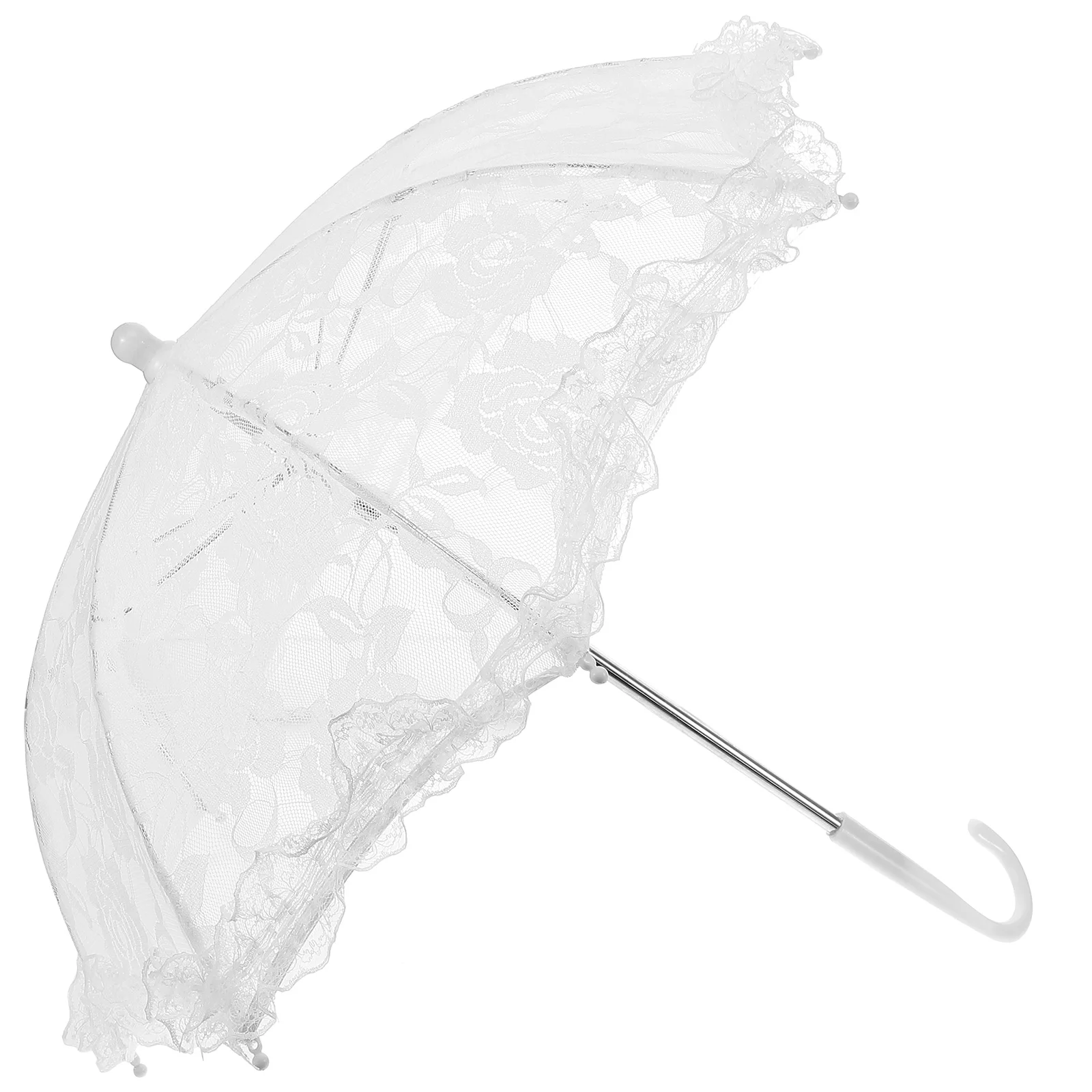 

Кружевной зонт для свадебной церемонии, декоративные зонтики, Свадебный старомодный зонтик для невесты, железный Цветочный зонтик для девушки