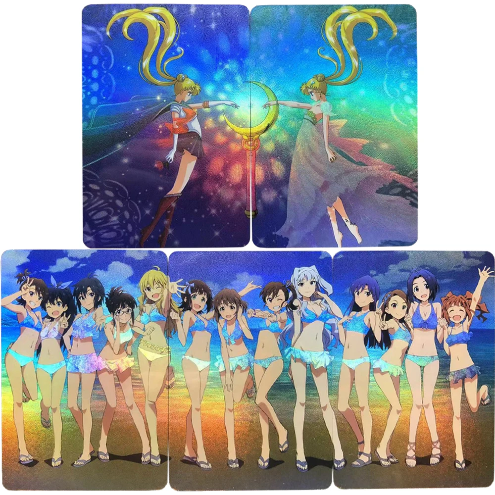 

Карты для сборки аниме Idolm Ster Сейлор Мун флэш-карта Tsukino Usagi аниме для девочек аниме коллекционные карты подарок игрушки