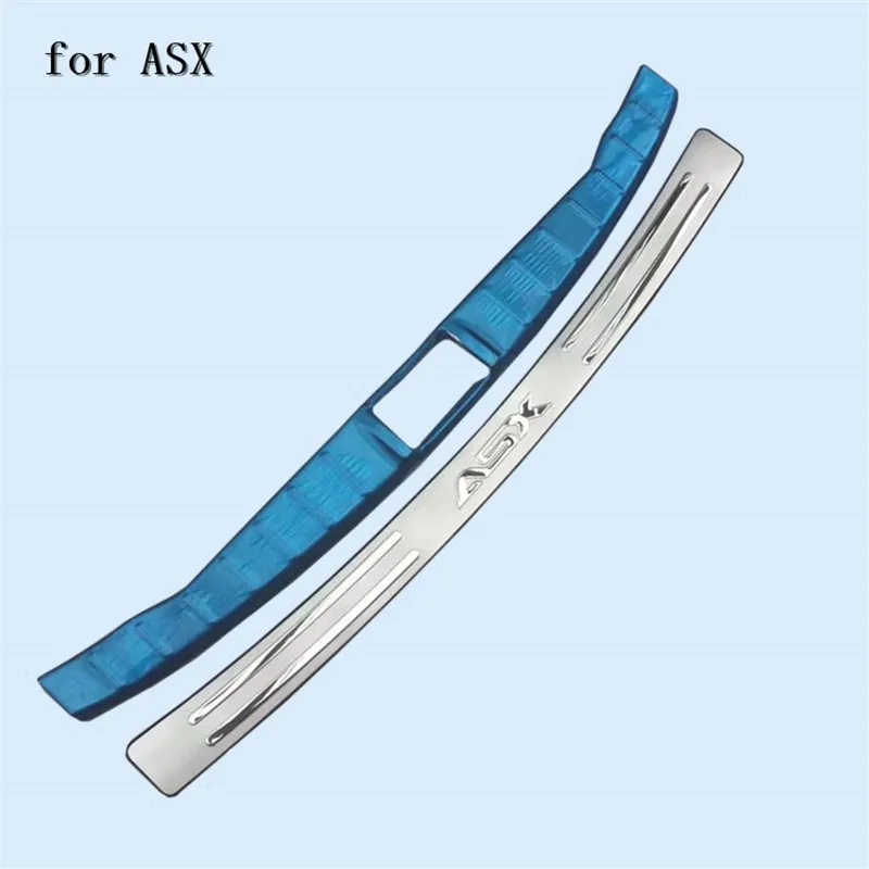 

Car accessories stainless steel Rear Bumper Protector Sill Trunk Tread Plate Trim for Mitsubishi ASX 2013-2018 Car styling