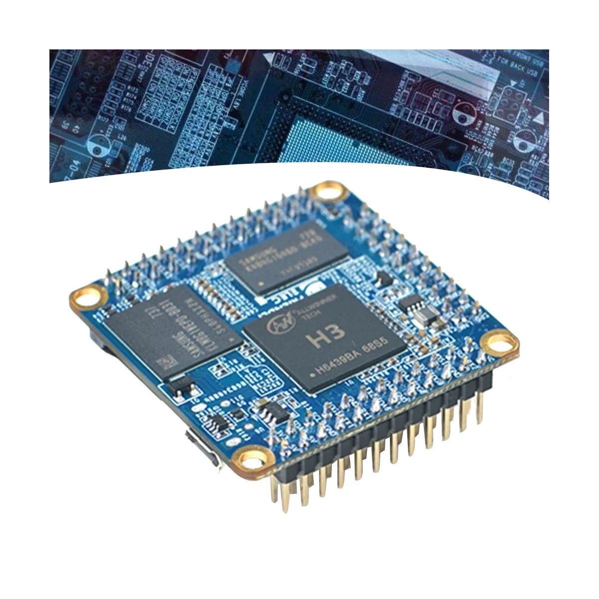 

For NanoPi NEO Core Allwinger H3 Quad Core 512MB+8G Ubuntu Core Development Board with Micro-USB Line-Weld Pin Header