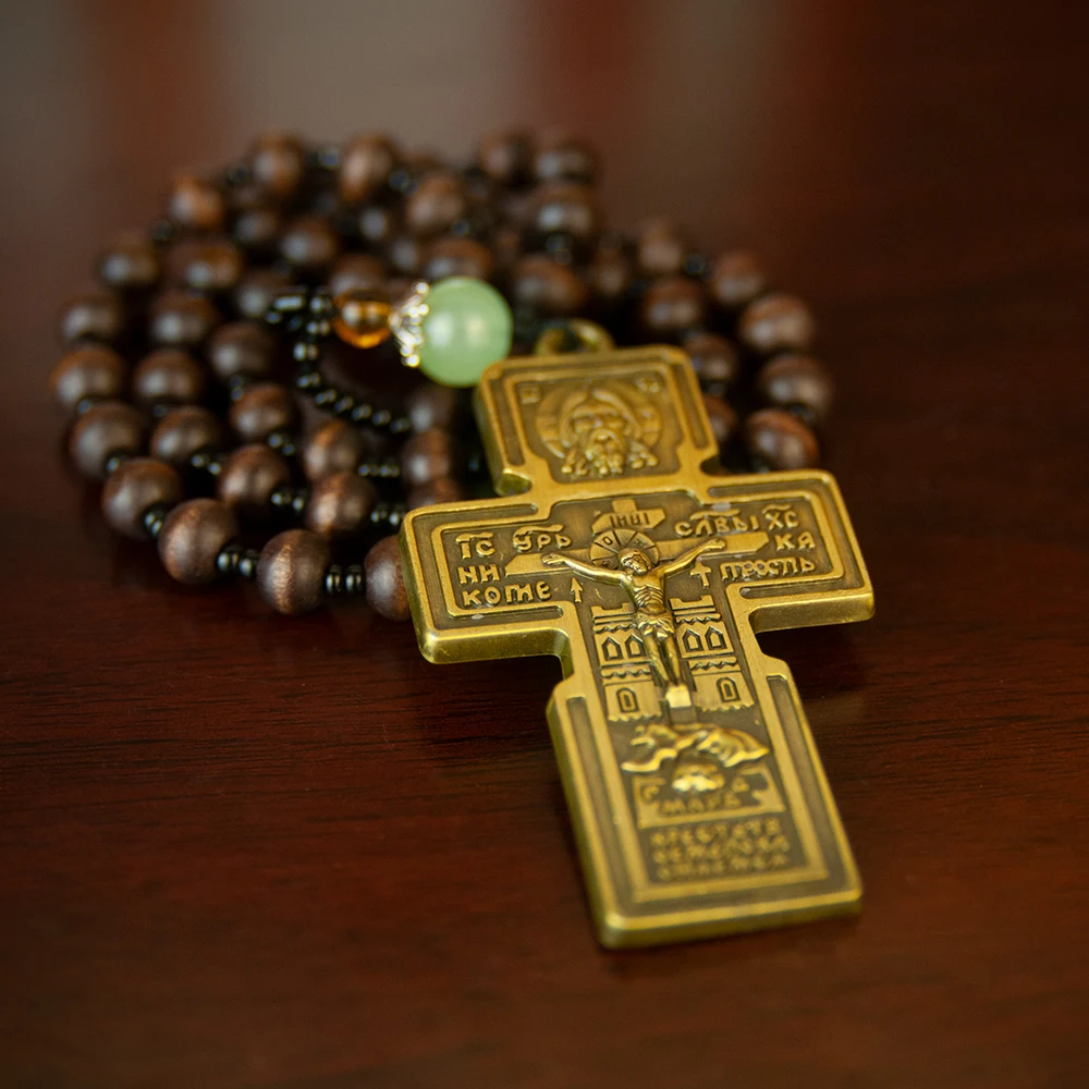 

Деревянные бусины крест HTISOK