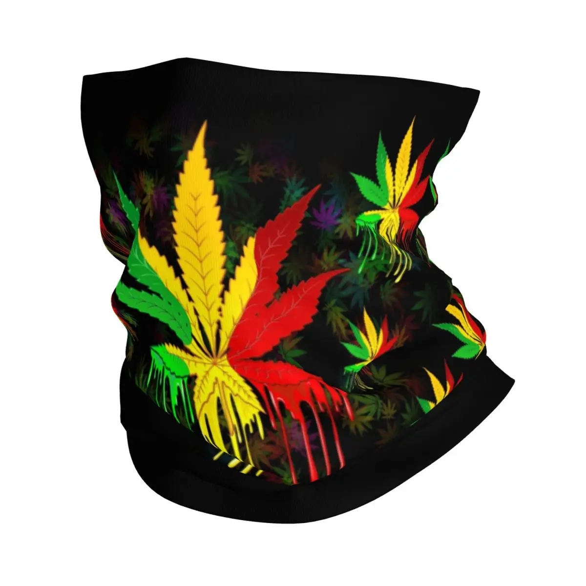 

Бандана-шарф с принтом листьев и листьев для мужчин и женщин