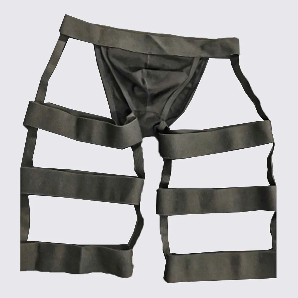 

Panties Mens Underpants Stretch Tie Underwear Big Pouch Breathable Briefs Solid Color Clubwear Costume Elastic