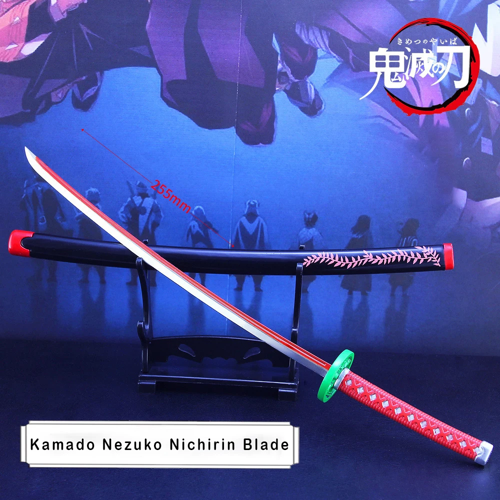 

Demon Slayer Anime Weapon Sword Toy Model Kamado Nezuko Nichirin Blade Katana Swords Samurai Royal Japanese Katana Toys for Boys