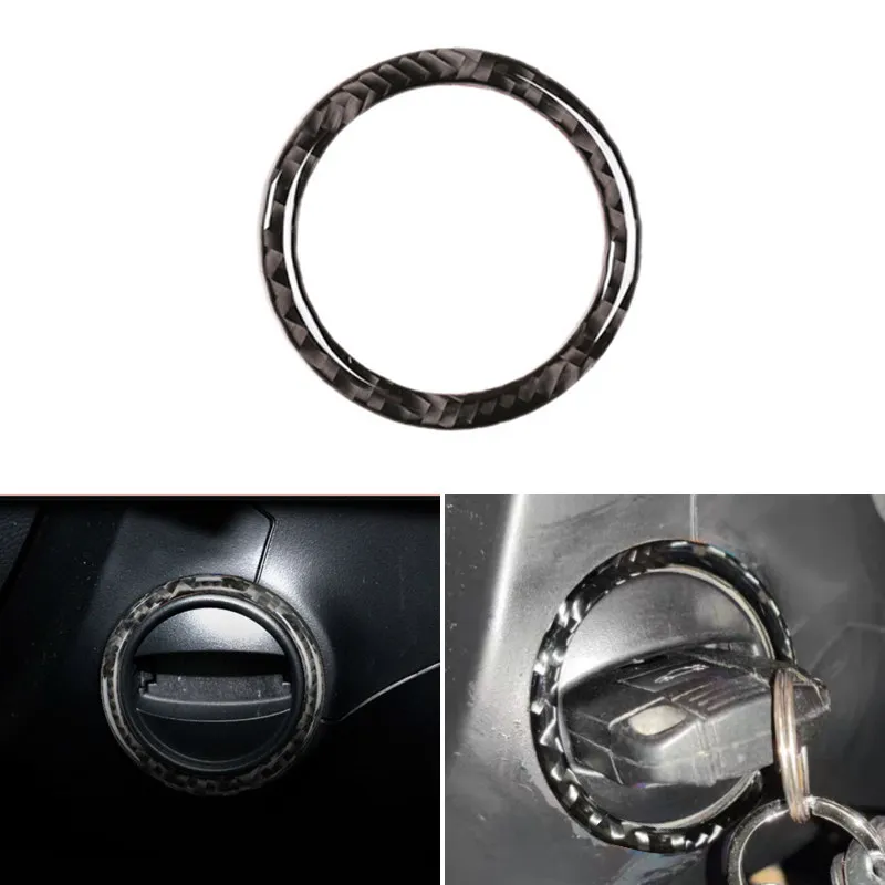 Стайлинг автомобиля внутренняя нажимная кнопка включения и остановки двигателя