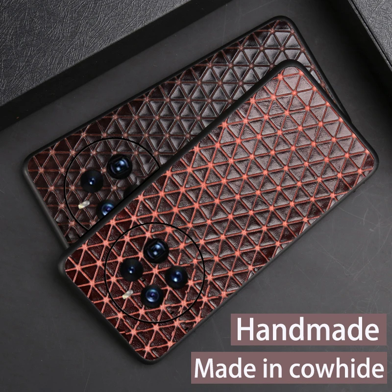 Leather Phone Case For HUAWEI MATE 40 30RS 30 20 10 9pro 30lite cowhide All-inclusive phone Back Cover case for huawei mate 50RS enlarge