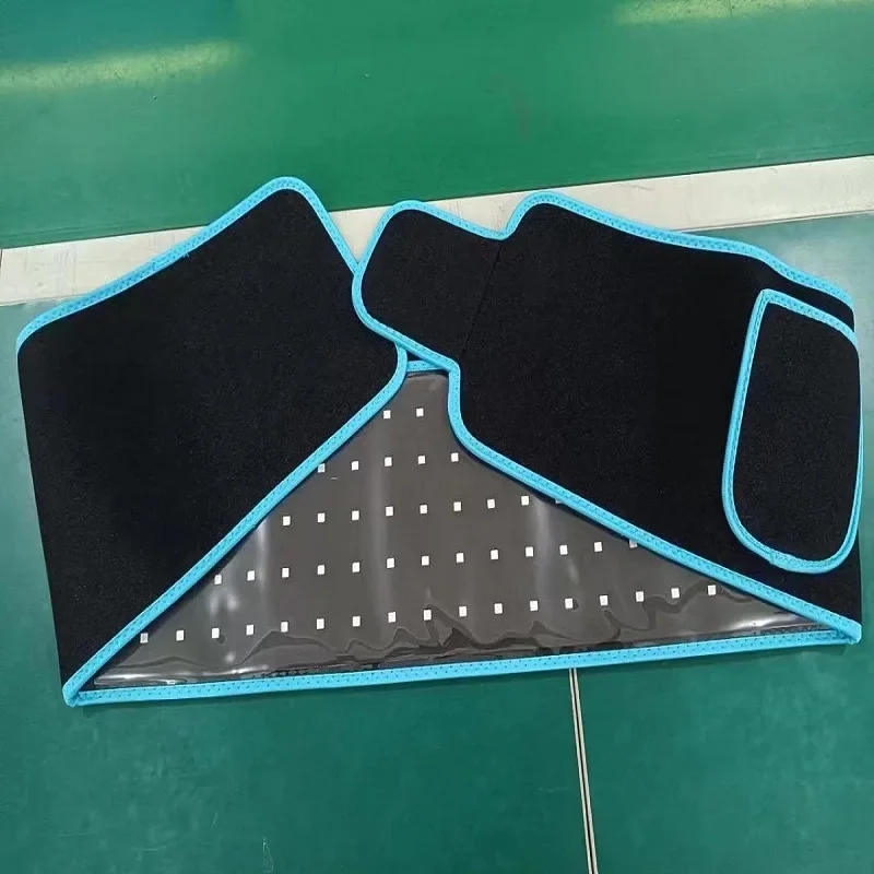 Фото ГОРЯЧАЯ ПРОДАЖА EMS Pulse Sweat Massage Belt 105, светодиодный инфракрасный нагрев, красный свет №4