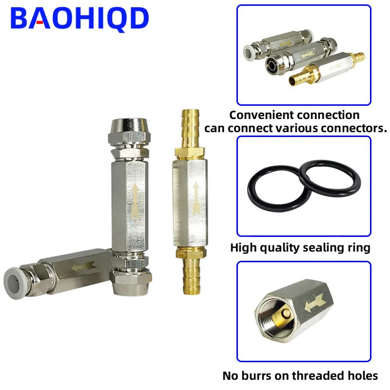 Регулирующий клапан воздушный клапан/пневматический обратный 1/8 1/4 3/8 1/2 трубный