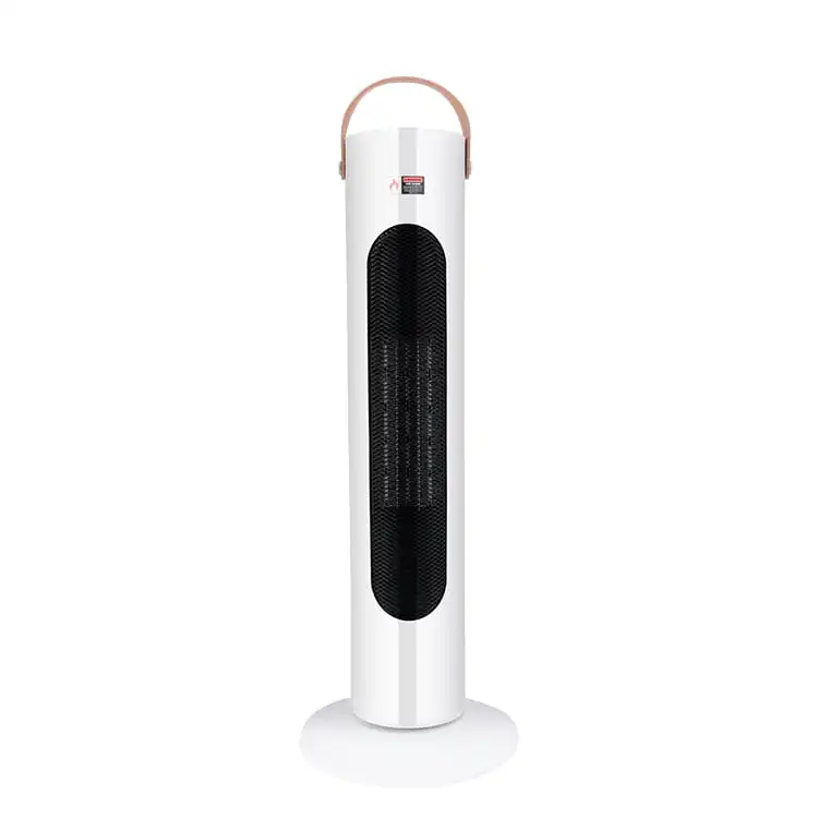 1500W Ceramic Space Heater  Tower Heater with Remote, White