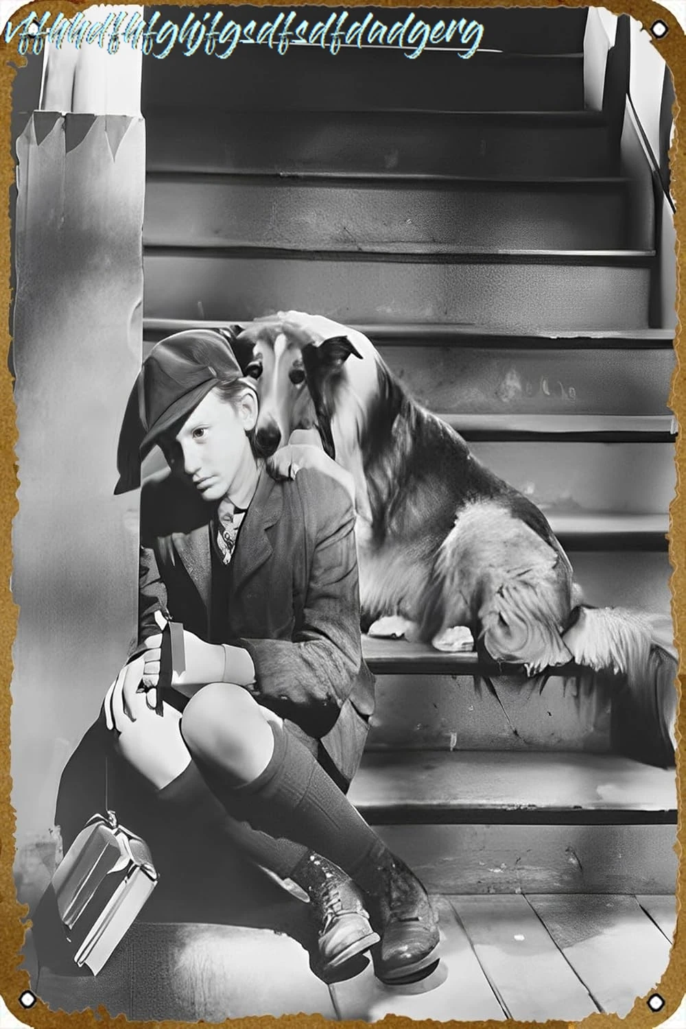 Lassie Come Home Roddy Mcdowall 1943 жестяная металлическая винтажная вывеска настенный декор