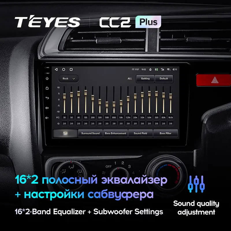 TEYES CC2L и CC2 Plus Штатная магнитола For Хонда Джазз Фит Honda Jazz 3 2015 - 2020 Fit GP GK 2013 Right hand driver