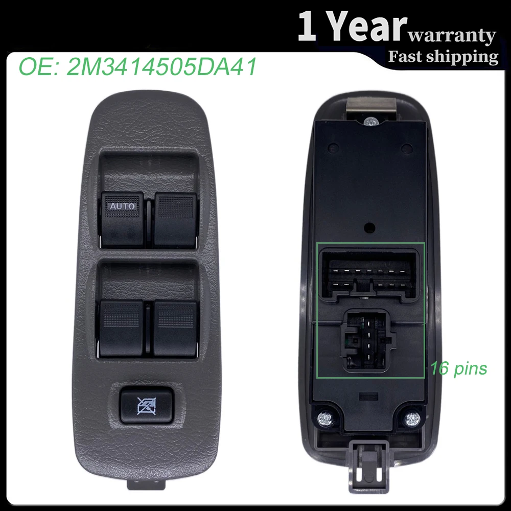 

Кнопка переключения бокового стекла автомобильного водителя, автомобильные аксессуары для FORD Ranger 1999-2006 2M3414505DA41 2M34-14505-DA41