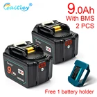 Аккумулятор Waitley 18 в, 9 А  ч, 2 шт., для электроинструмента Makita, литий-ионный, сменный, 18 в, 9000 мА  ч, 18 в, 9 А, BL1890, BL1840, BL1850, BL1860