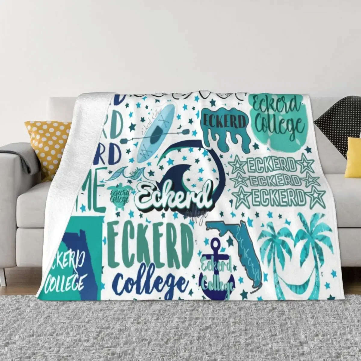 Eckerd студенческое одеяло одеяла для кровати ворсистые Смешные подарочные