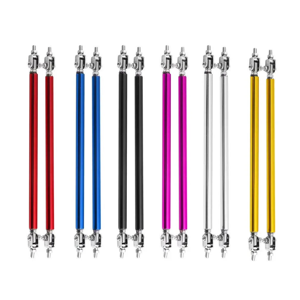 

1 Pair Universal Car Front Back Bumper Splitter Lip Protectors Rod Stainless Steel Strut Rod Adjustable Support Bars
