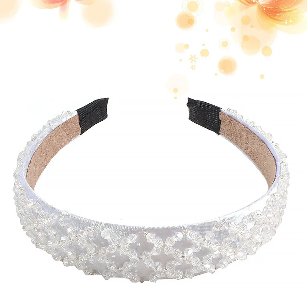

Fashion Hair Hoop Stretchy Headbands Women Rhinestones Women's Crystal Headpiece