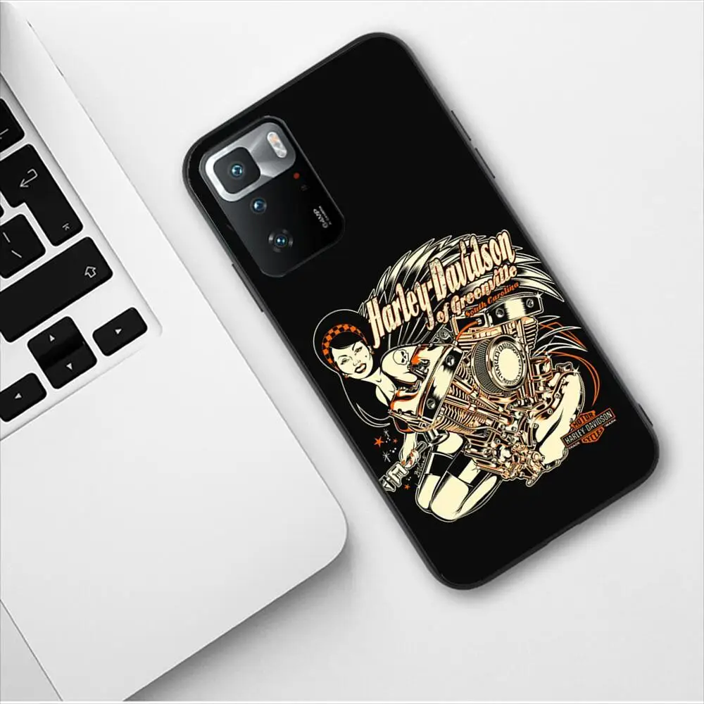 Motorcycle Harleys Davidsons Phone Case For Redmi 9 9A 7A 10 8A 10A 8 Note 11 10S 7 11S Plus POCO X3 Pro Luxury Design New Cover