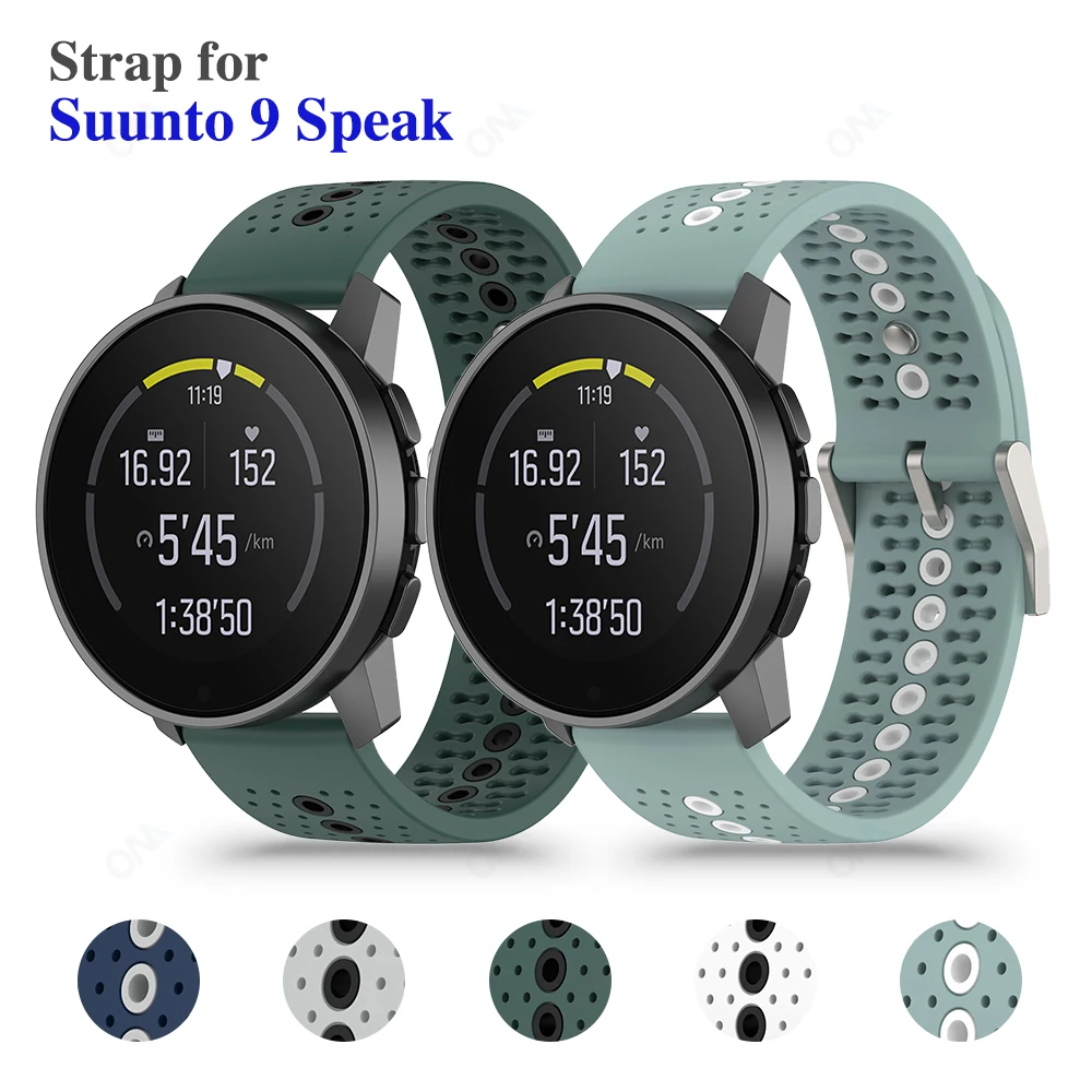 Ремешок для часов Suunto 9 Speak Сменный ремешок браслета Силиконовые ремешки Suunto9