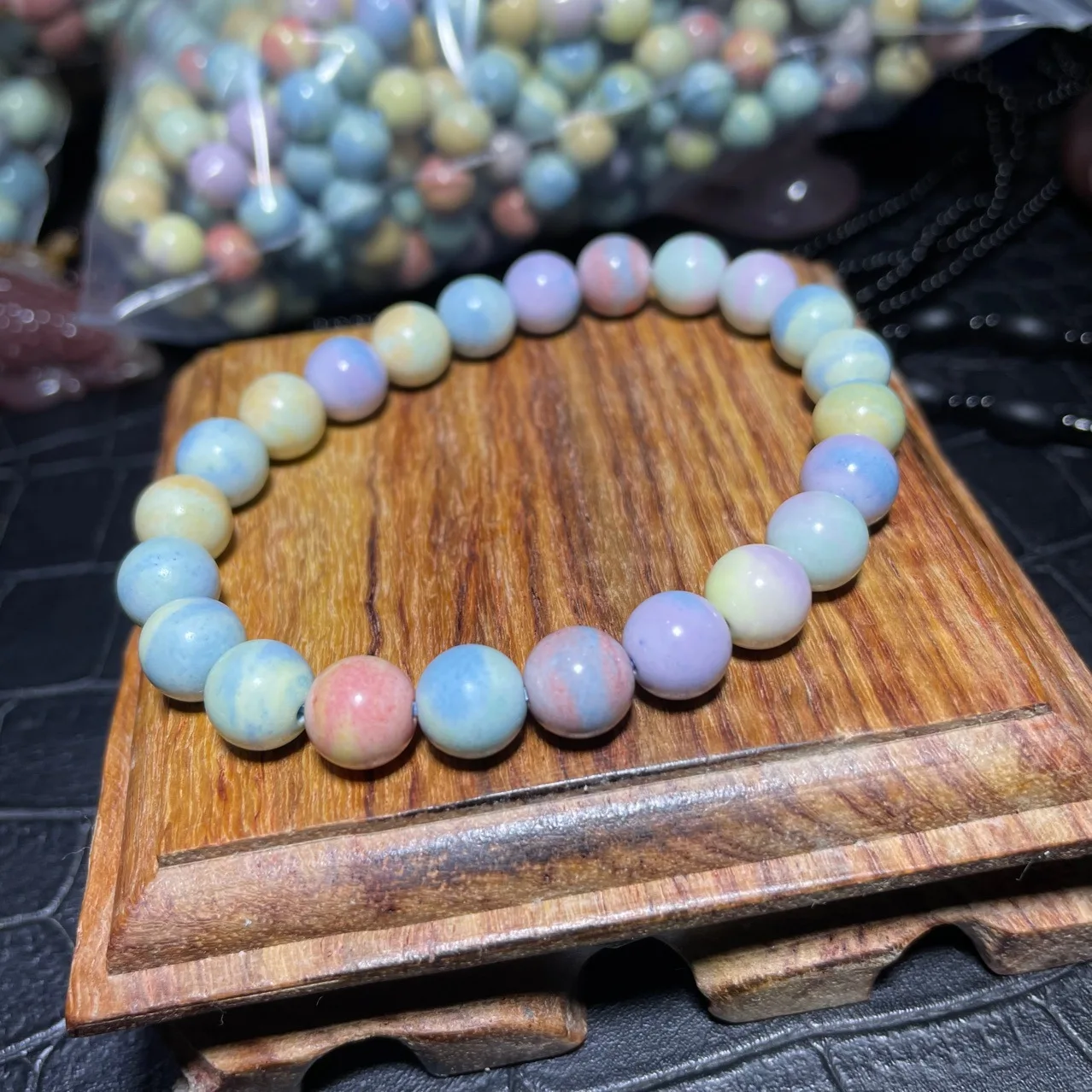 

10pcs Stone Beads 8mm TAgates Jaspers Beads For Jewelry Making DIY Bracelet Necklace