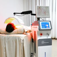 10 In 1 Pdt Led Red Light Therapy Hair Restoration Growth Anti-hair Loss Machine Scalp Analyzer Home Use Spa Beauty Salon