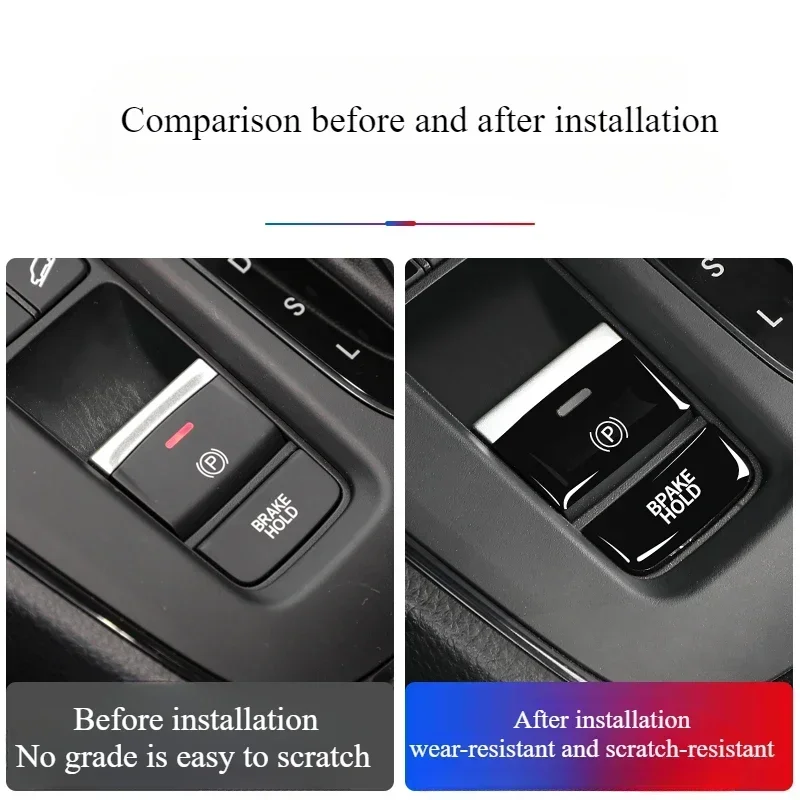 Фото Для Honda CRV/BREEZE 2023-2025 кнопка переключения передач клейкие наклейки, защитная наклейка на кнопку кондиционера на руле №5
