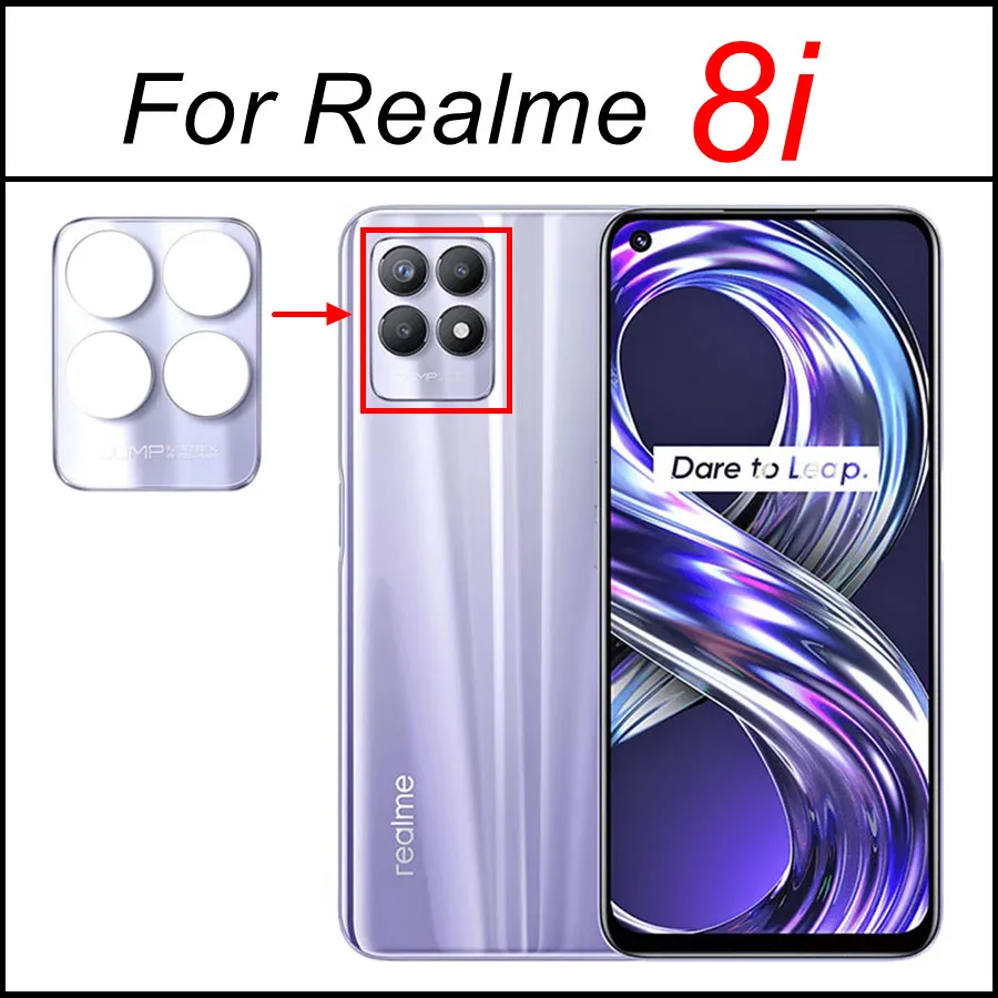 Оригинальный стеклянный объектив основной задней камеры для Realme 8/Pro/5G/8i