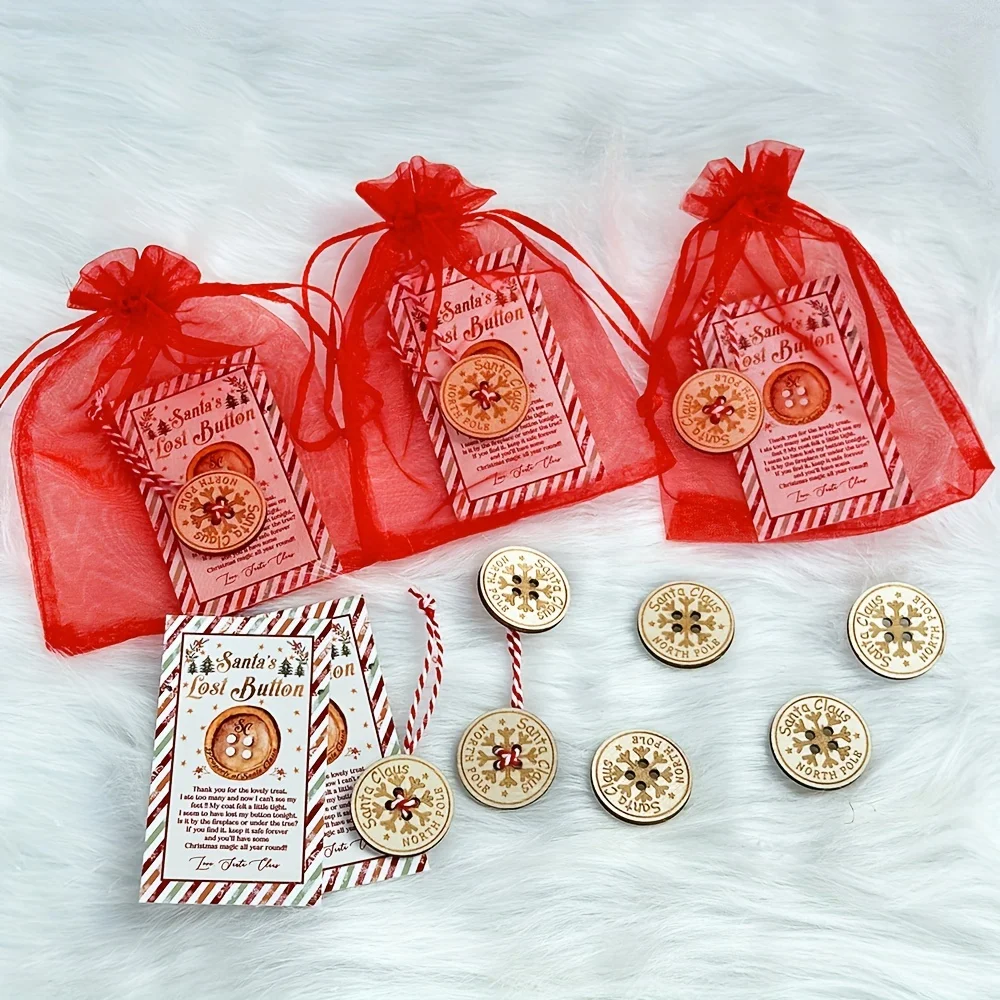 Набор Рождественских Украшений Санта-Клауса Из 20 Предметов С Посланием И