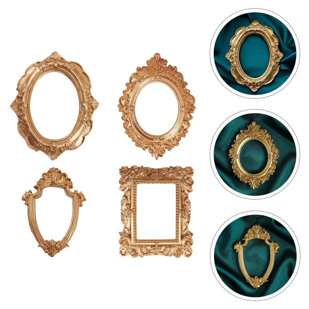 

Mini Frames Wedding Decor Gold Frames Rustic Frames Photo Frame Props Picture Decorative