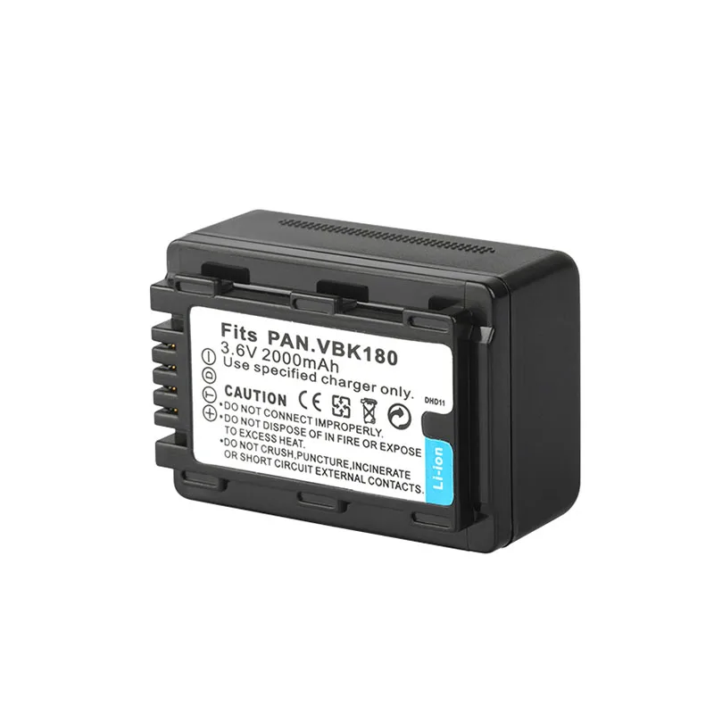 

Аккумулятор для фотоаппарата, 2000 мАч, VW VBK180 VWVBK180