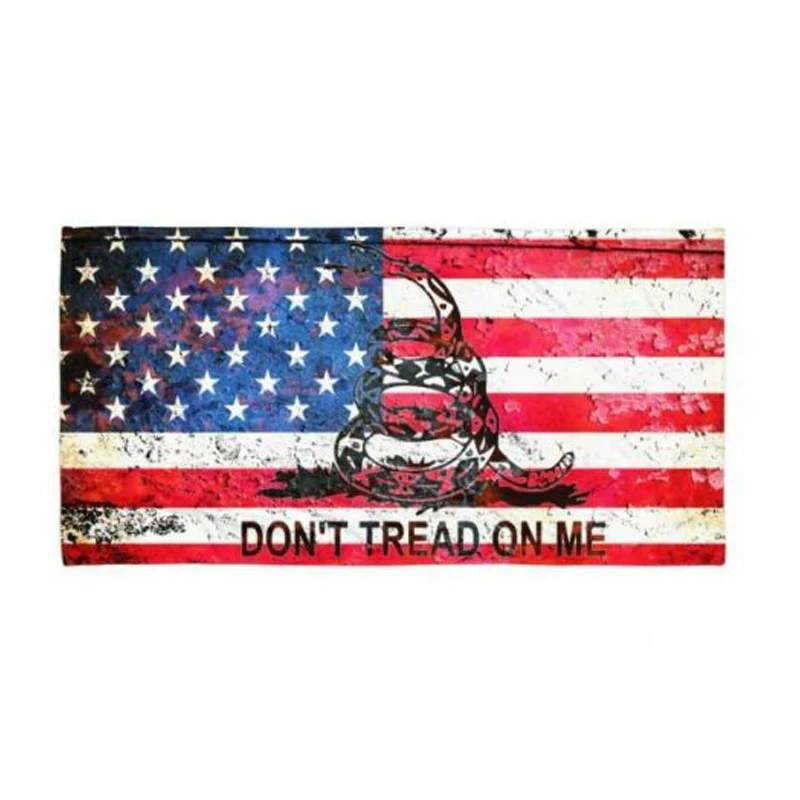 American And Gadsden Flag Combo Dont Tread On Me