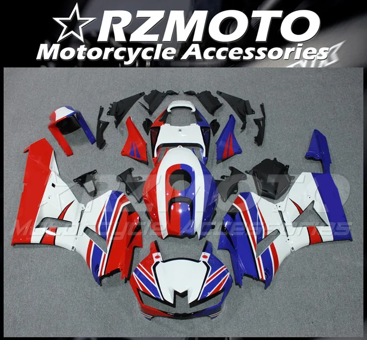 

Комплект обтекателей из АБС-пластика для HONDA CBR600RR F5 2013 2014 2015 2016 2017 13 14 15 16 17 18, комплект обтекателей красного и синего цвета, 4 подарка