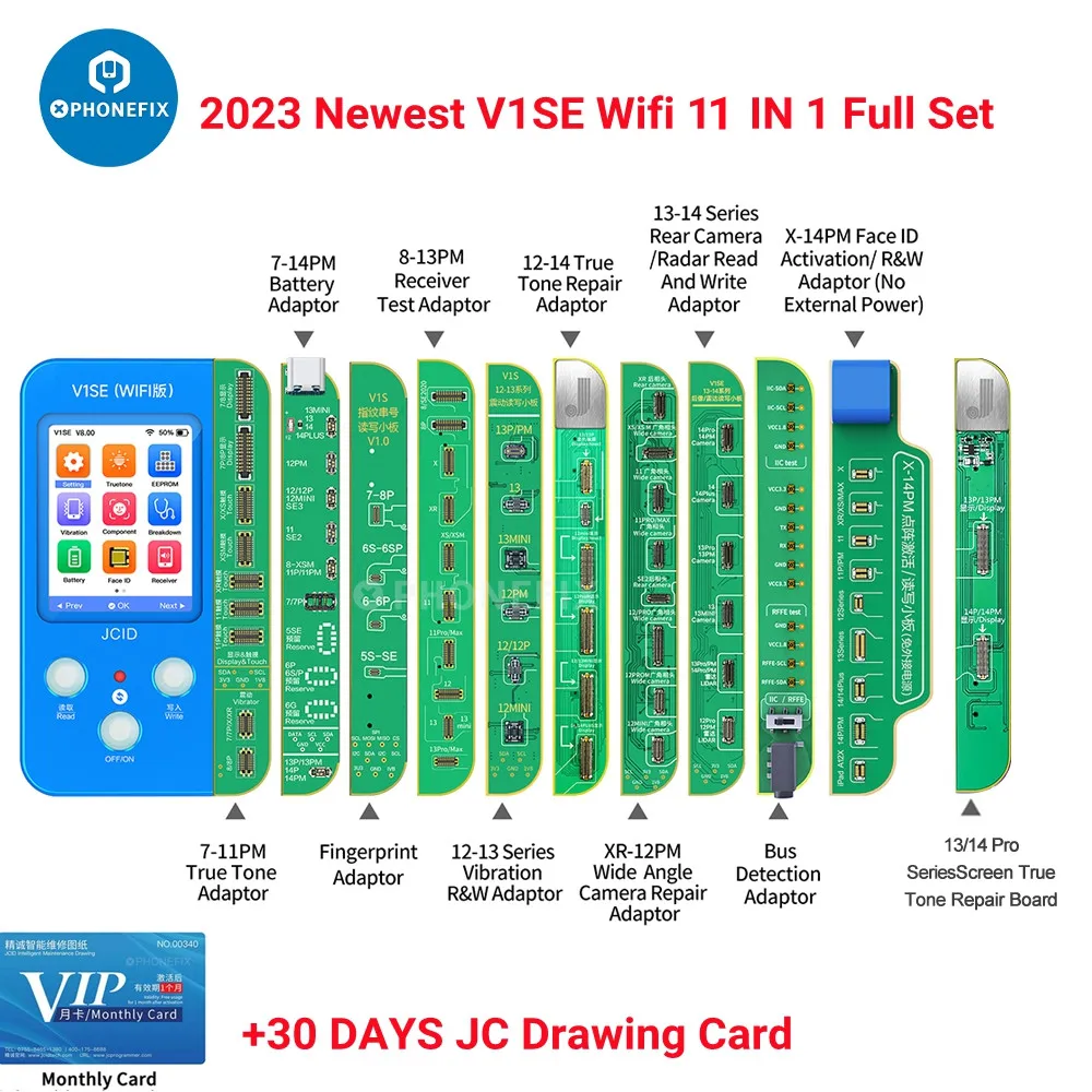 Плата JC V1S V1SE для Iphone, точечный проектор для распознавания лица, Фоточувствительный, оригинальный цвет, базовый ЖК-дисплей, логическая батарея, сканер отпечатков пальцев, программатор Плата JC V1S V1SE для Iphone, точечный проектор для распознавания лица, Фоточувствительный, оригинальный цвет, базовый ЖК-дисплей, логическая батарея, сканер отпечатков пальцев, программатор