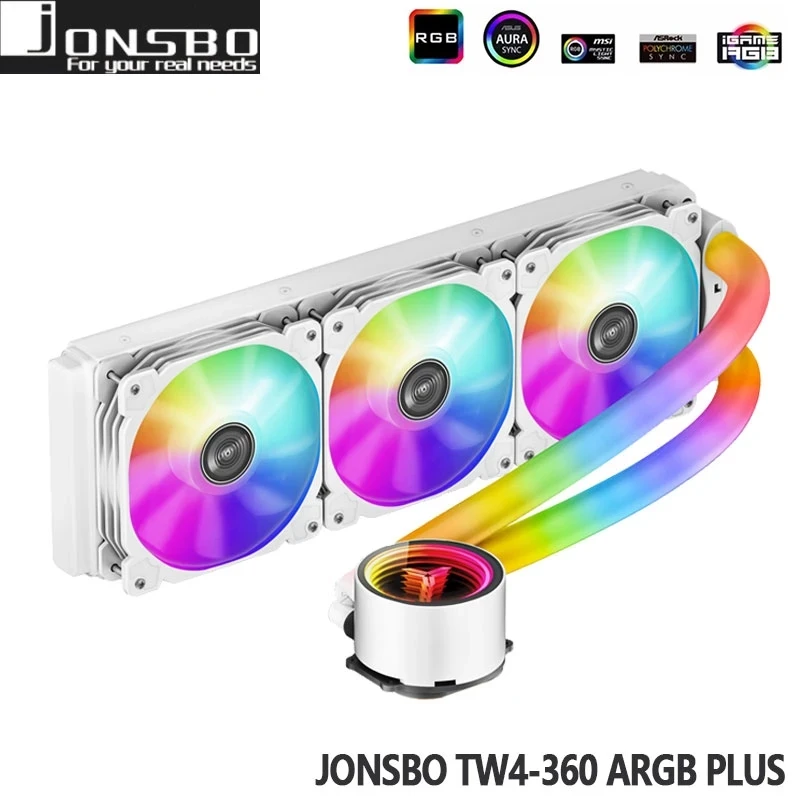 

Охлаждаемый процессор Jonsb SHADOW TW4-360 ARGB PLUS, 120 мм, 3 вентилятора, зеркальный аппарат для охлаждения процессора, жидкий охладитель LGA 1200 115X 1700 AM5