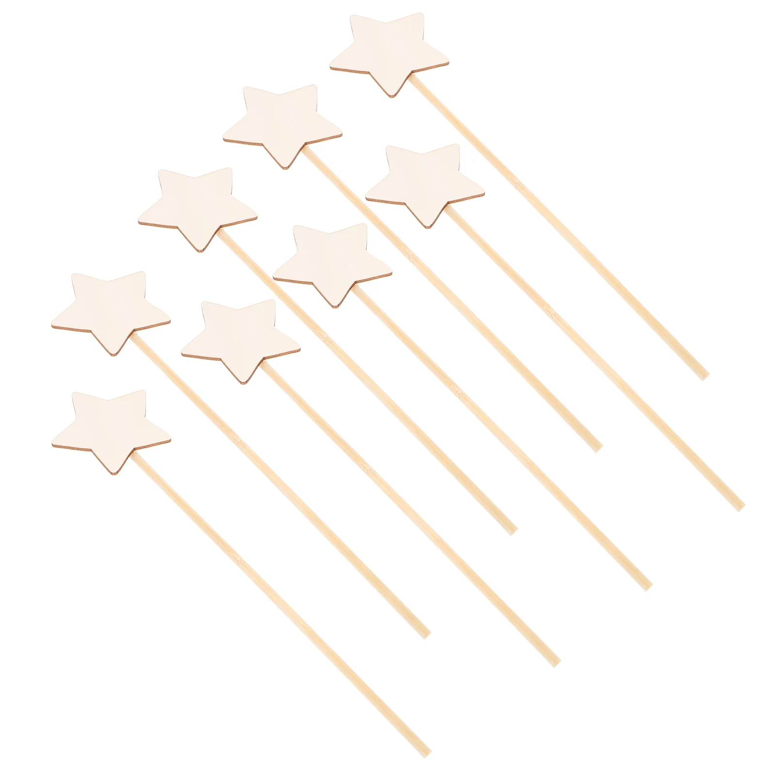 

Fairy Wand Toy Princess Diy Wands Wood Stick Wooden Kids Graffiti Star Craft Crafts Unfinished Painting Party Your Kit