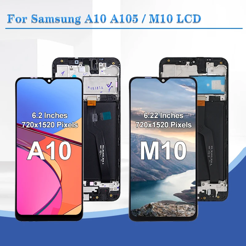 

Сенсорный ЖК-экран M105 для Samsung Galaxy A10, дигитайзер A105, M105F в сборе, M10, ЖК-дисплей с инструментами, 1 шт.