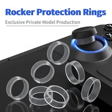 4pcs/8pcs Elastic Protective Rocker Rubber Ring for PS5/ PS4/ Switch PRO Joystick Silicone Ring Cover for Rog Ally Game Console