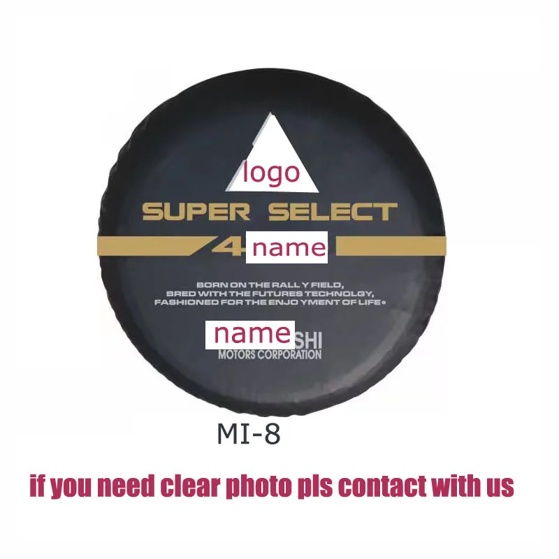 

Водонепроницаемая Защитная крышка из ПВХ для запасных колес 14-17 дюймов, MIT subishi