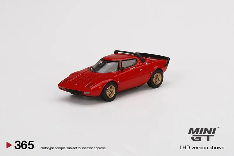 

MINI GT 1:64 Lancia Stratos HF Stradale Rosso Arancio LHD Model Car
