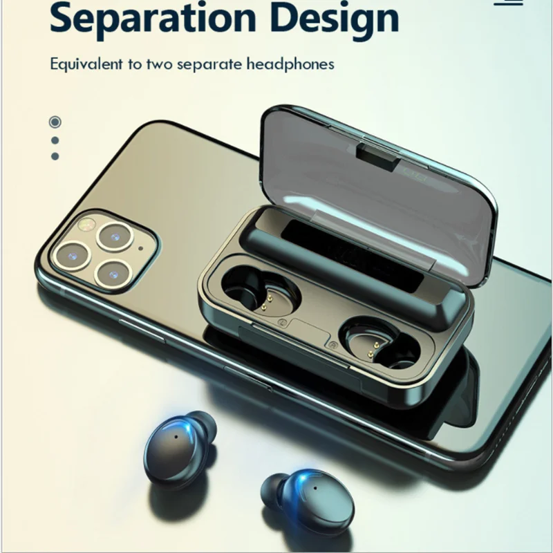 TWS-стереонаушники с поддержкой Bluetooth 5 1 и зарядным футляром на 3000 мА · ч |