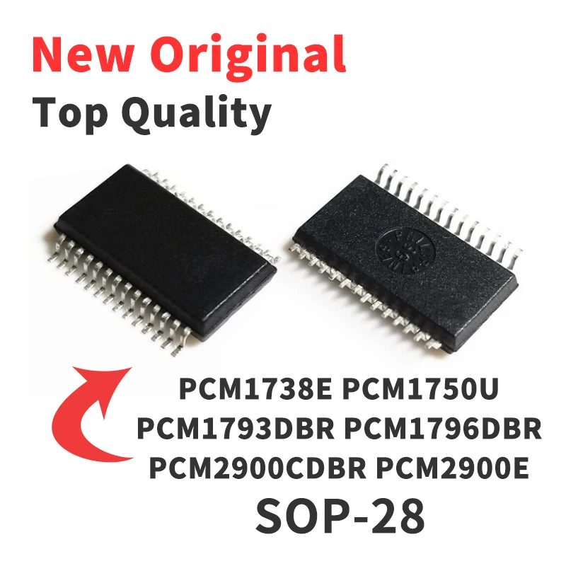 

PCM1738 PCM1738 1750 1793 1796 2900 CDBR DBR U E EG DB SSOP-28 Chip IC Brand New Original